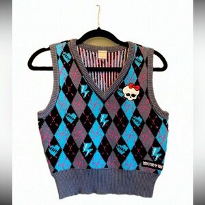 NWT Monster High Adult Alumni Sweater
Vest